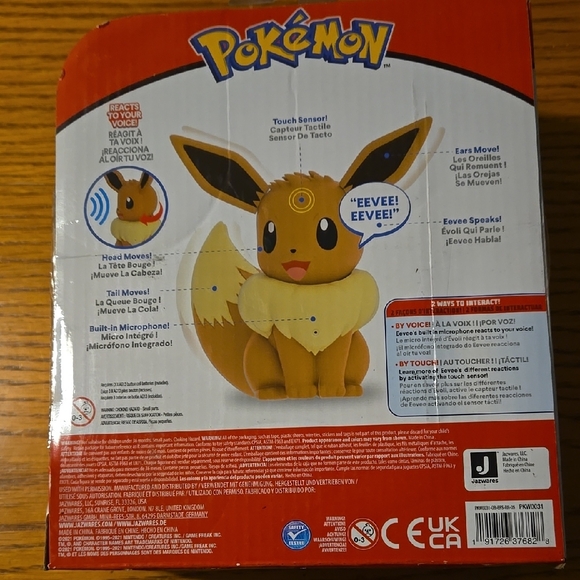 Pokémon My Partner Eevee Interactive Toy - Picture 2 of 5